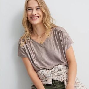 Anthropologie Pilcro Laurie Shimmer Top